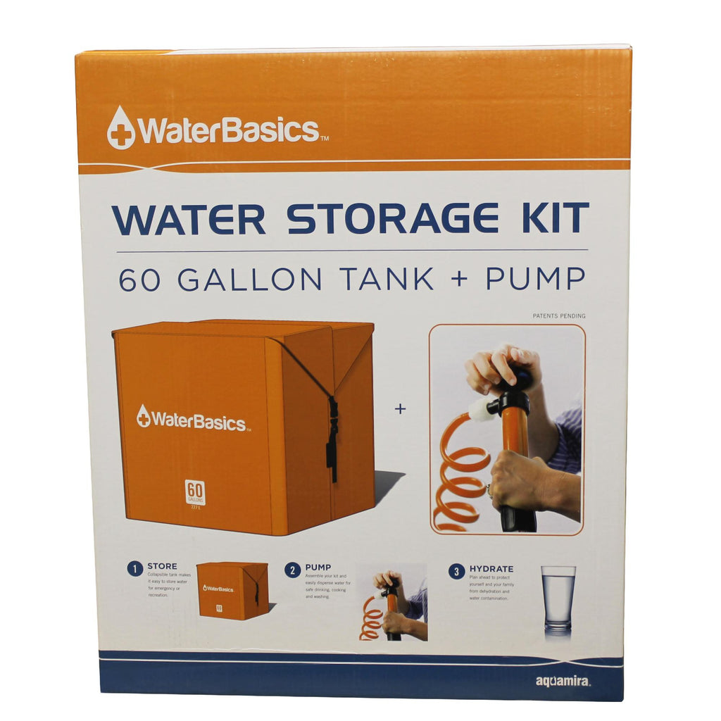 WaterBasics Water Storage Kit - 60 Gallon