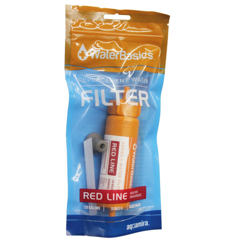 WaterBasics Series II Emergency Filter - Red Line 120