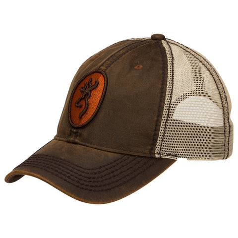 Cody Mesh Cap - Brown-Orange