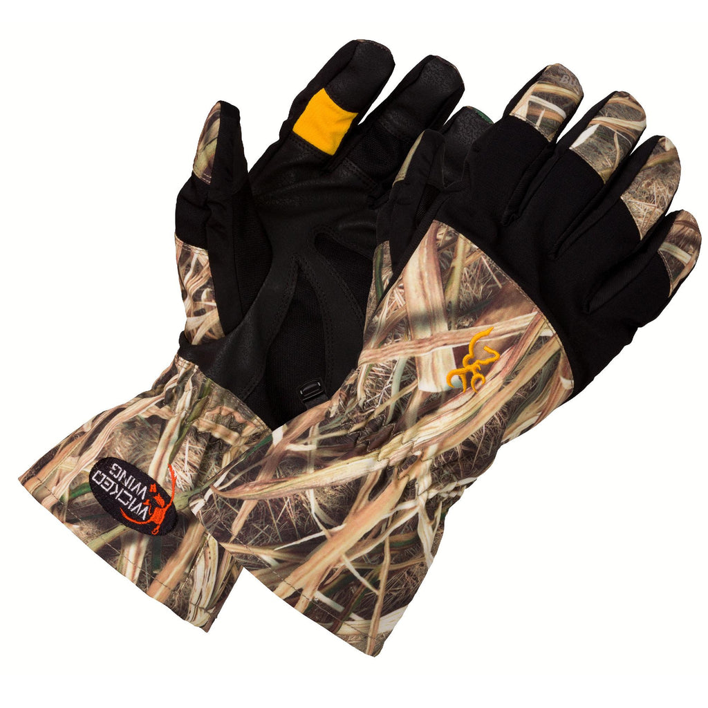 Wicked Wing Gunner's Gloves - Mossy Oak Shadow Grass Blades, Large