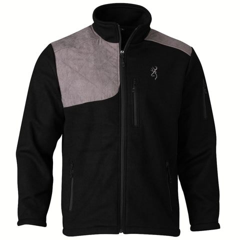 Bridger Shooting Jacket - Black-Gray, Large