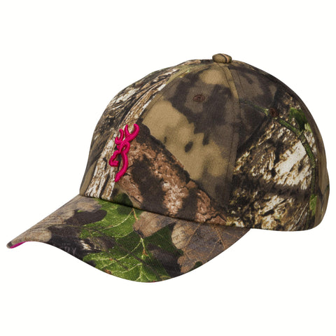 3D Buckmark Low Profile Camo Cap, Mossy Oak Break-Up