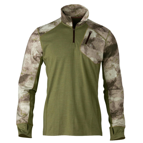 Hell's Canyon Speed MHS 1-4 Zip Top Shirt - ATACS Foliage-Green, X-Large