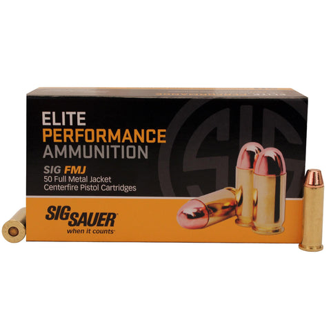 Elite Performance Ammunition - 38 Special, 125 Grains, Full Metal Jacket, Per 50