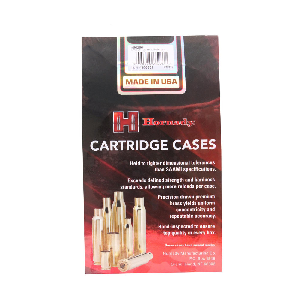 Unprimed Brass - 264 Winchester Magnum, Per 50