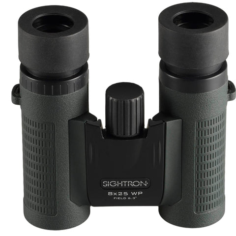 SII Series Binoculars - 8x25mm, Green Rubber Finish