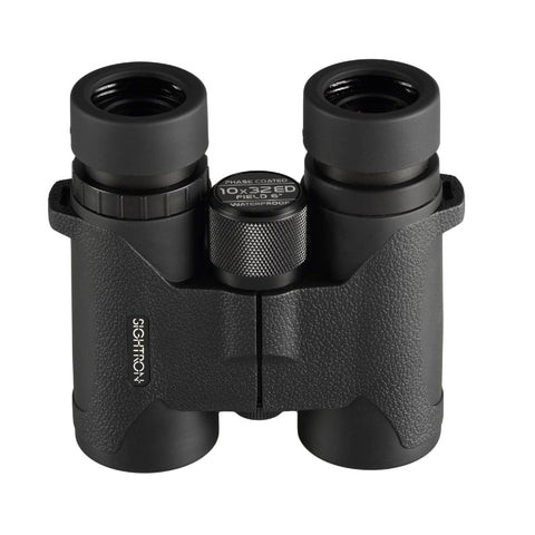 SIII Series Binoculars - 10x32mm, Roof Prism, Black Rubber Finish