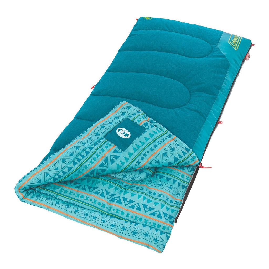 Sleeping Bag - Teal, Rectangular, Youth