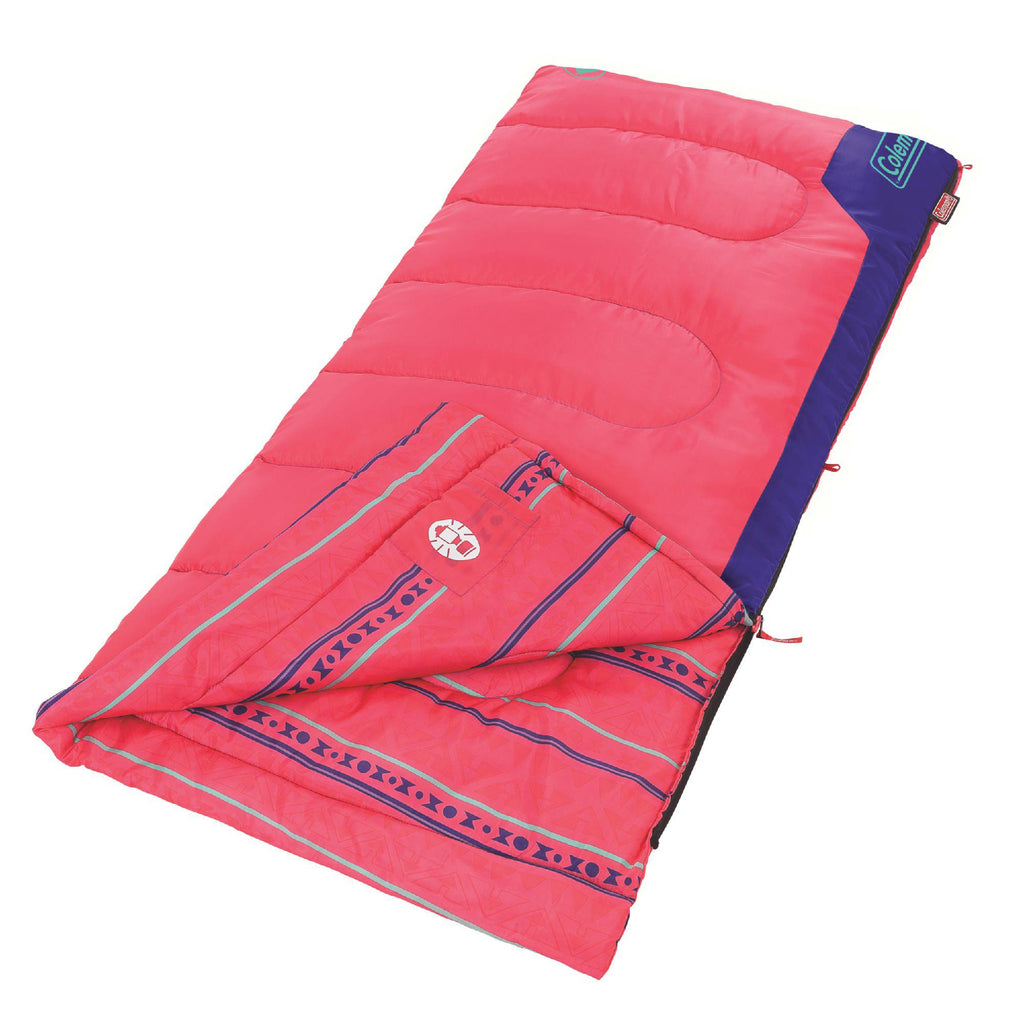 Sleeping Bag - Pink, Rectangular, Youth