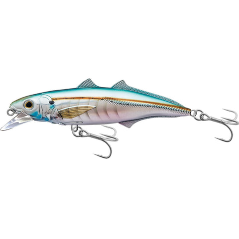 Cigar Minow Jerkbait - Saltwater, 4 1-2", #1-0 Hook, 2'-4' Depth, Pearl-Aqua