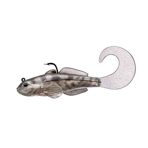 Goby Single Tail - Freshwater, 3 5-8", #2-0 Hook, Variable Depth, Smoke