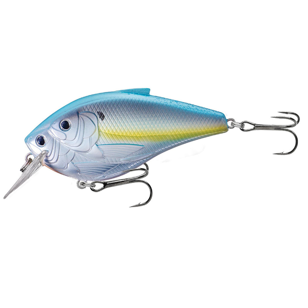 Threadfin Shad Squarebill - Freshwater, 3",  #1 Hook, 4'-5' Depth, Metallic Pearl-Blue Shad