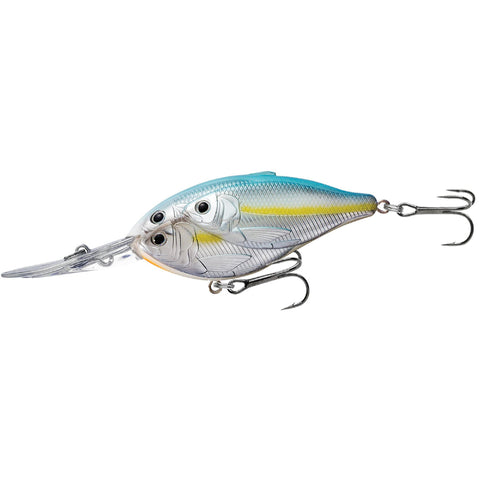 Threadfin Shad Crankbait - Freshwater, 3 1-2", #1 Hook, 20' Depth,  Metallic Pearl-Blue Shad