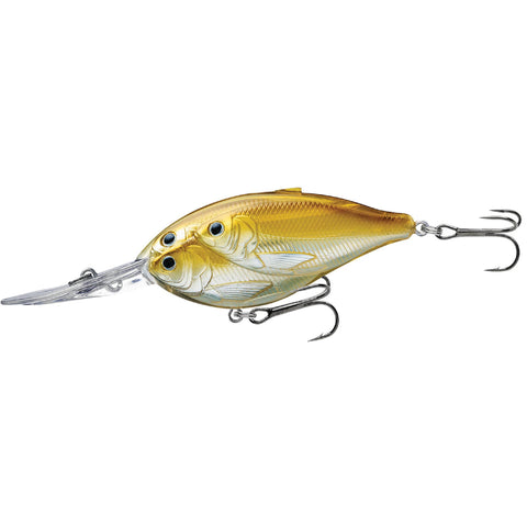 Threadfin Shad Crankbait - Freshwater, 3", #2 Hook, 16' Depth, Metallic Pearl-Olive