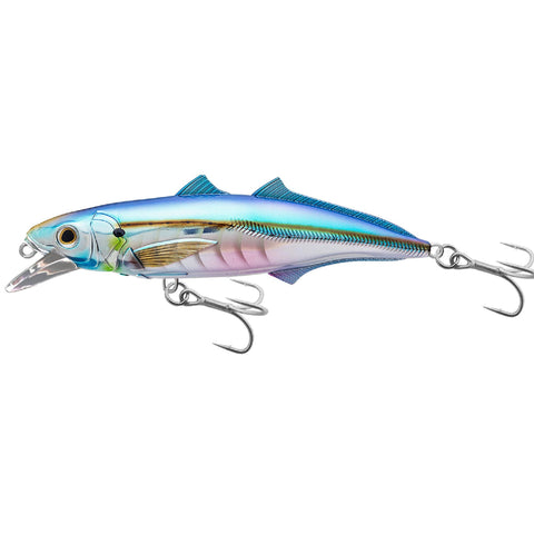 Cigar Minow Jerkbait - Saltwater, 6", #2-0 Hook, 2'-6' Depth, Pearl-Blue