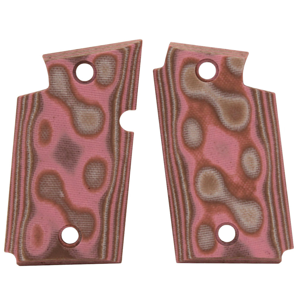 Sig P938 Ambidextrous Extreme Series Grip - Smooth G-Mascus G10, Pink Lava