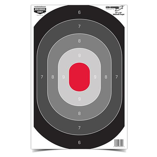 Eze-Scorer Oval Silhoutte Target - 23" x 35", Per 5