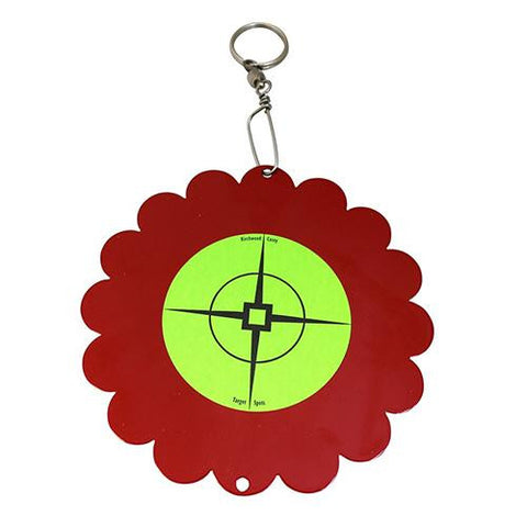 World of Targets - Shoot-N-Spin, Red Airgun Target