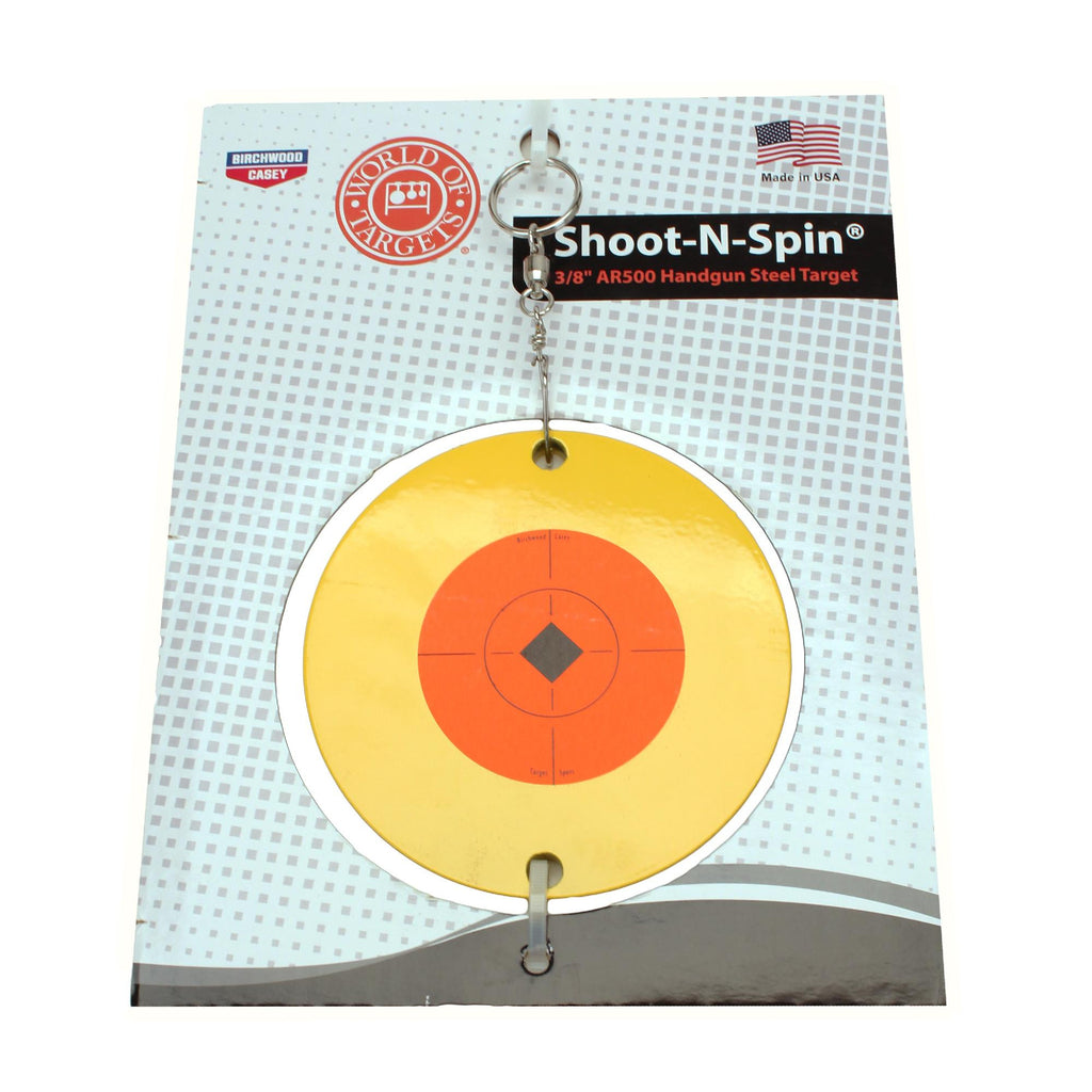 World of Targets - Shoot-N-Spin, AR500 Centerfire Target