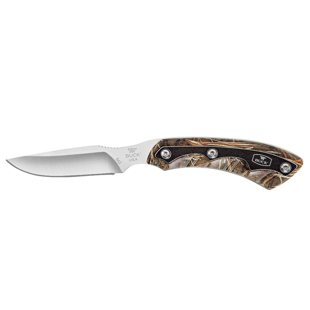 Open Season - Caper, 3 1-2" 420HC Satin Plain Blade, Muddy Water Thermoplastic Handle, Boxed