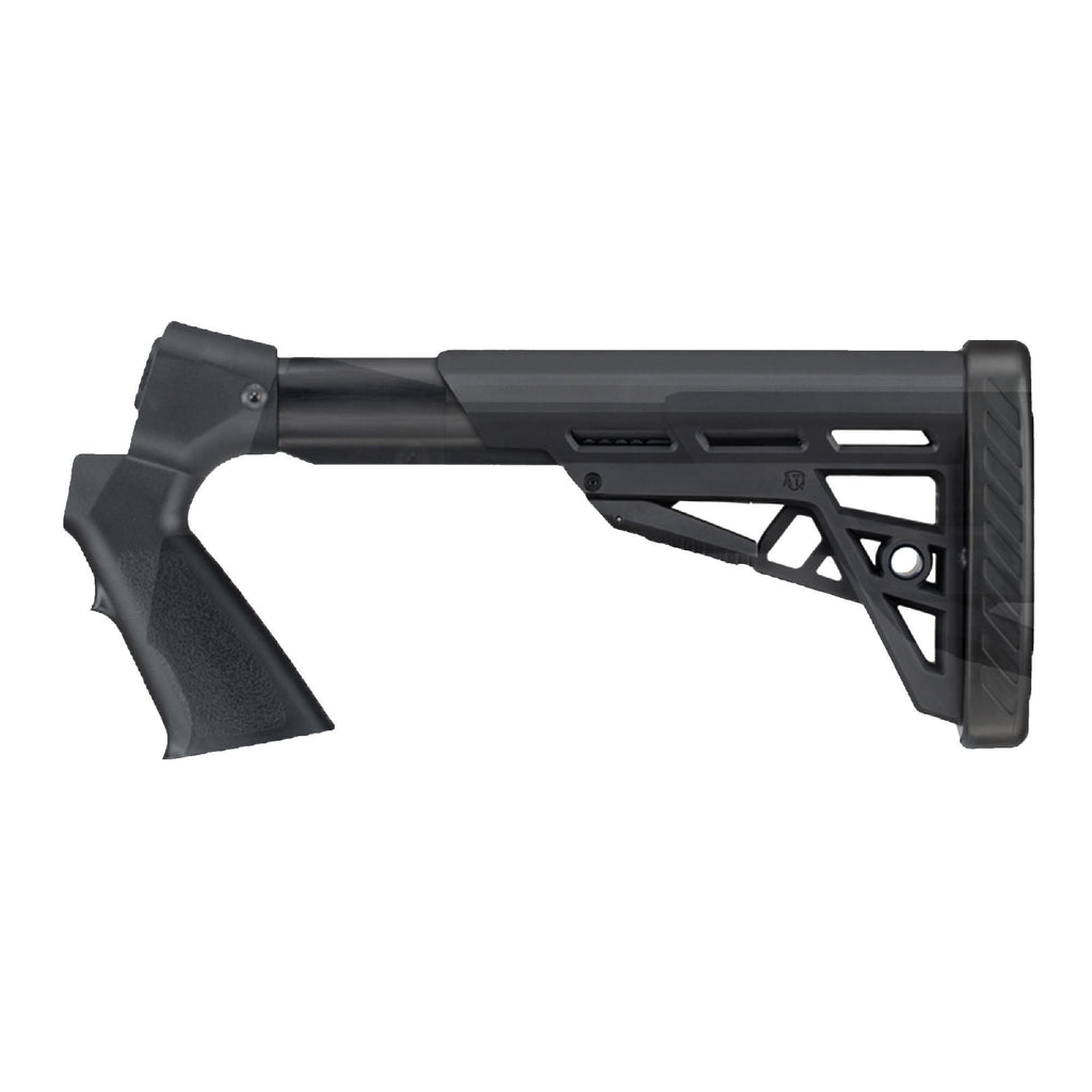 Mossberg-Remington-Winchester 12 Gauge ShotForce Adj. TactLite Pistol Grip Stock - with Scorpion Recoil System, Black