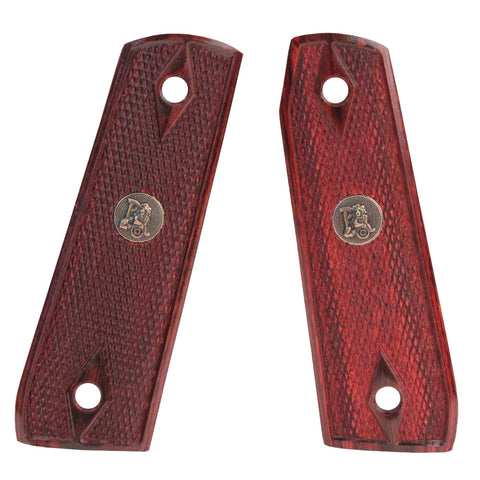 Renegade Wood Laminate Pistol Grips - Sig P238, Rosewood, Checkered