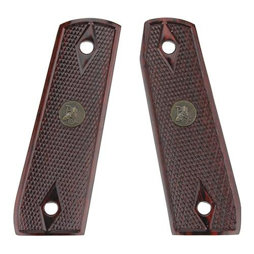 Renegade Wood Laminate Pistol Grips - Ruger 22-45, Rosewood, Checkered