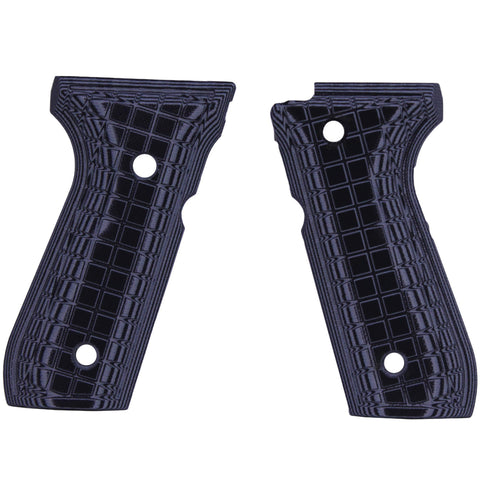 G-10 Tactical Pistol Grips - Beretta 92 FS, Gray-Black, Coarse