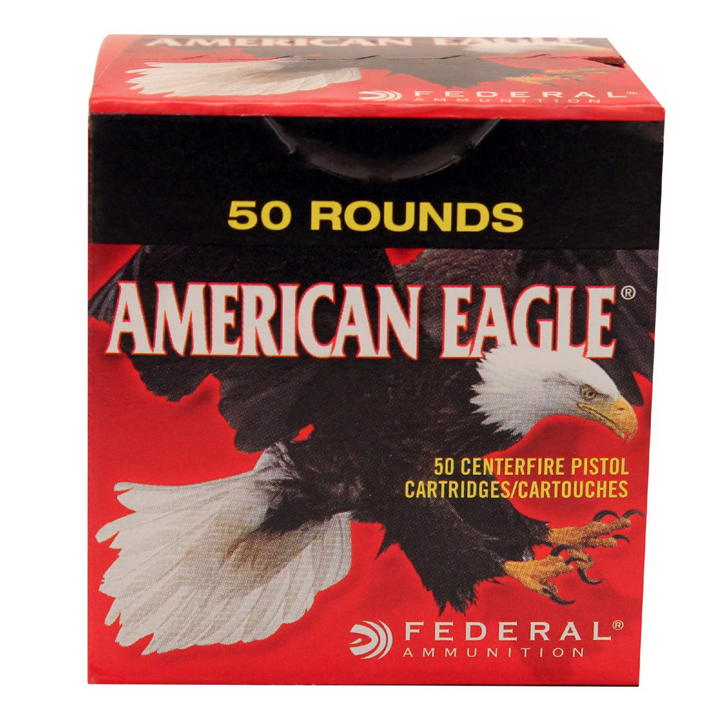 40 Smith & Wesson - American Eagle, 180 Grains, Full Metal Jacket, Per 50