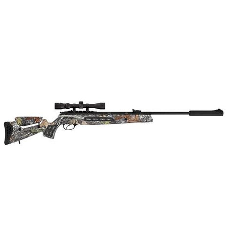 Model 125 Sniper Vortex Quiet Energy Break Barrel Air Rifle - .25 Caliber 19.60" Barrel, Single Shot, Synthetic Camouflage Stock with 3-9x32mm