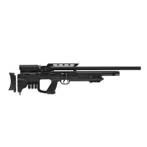 Gladius Long PCP Air Rifle - .22 Caliber, 23" Barrel, 10 Rounds, Black Synthetic Stock-Black