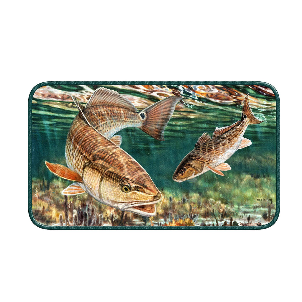 Door Mat - Redfish, Size 30" x 18"