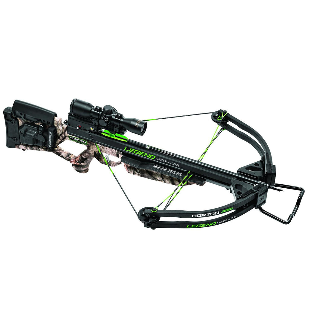 Legend Ultra-Lite ackage - with 3x Pro Vioew Scope, Arrows-Quiver, ACudraw 50, Mossy Oak Treestand