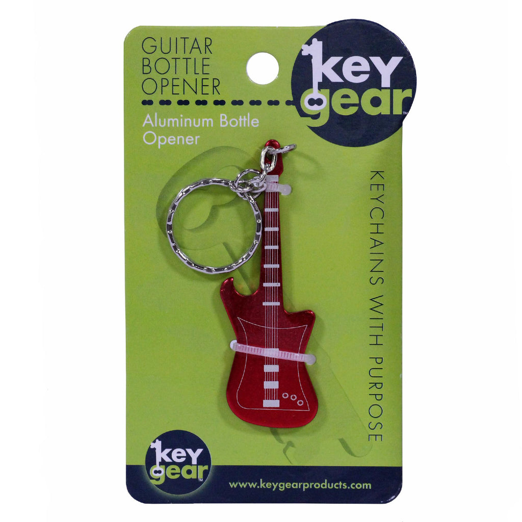 Bottle Opener - Guitar, Red