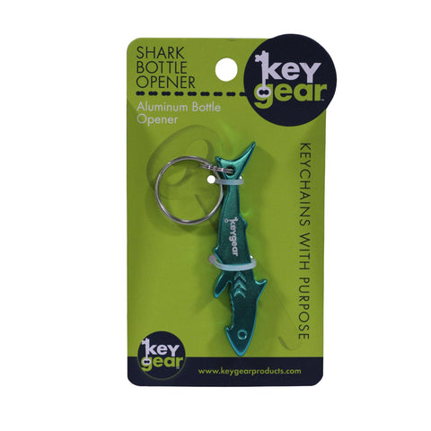 Bottle Opener - Shark, Aqua