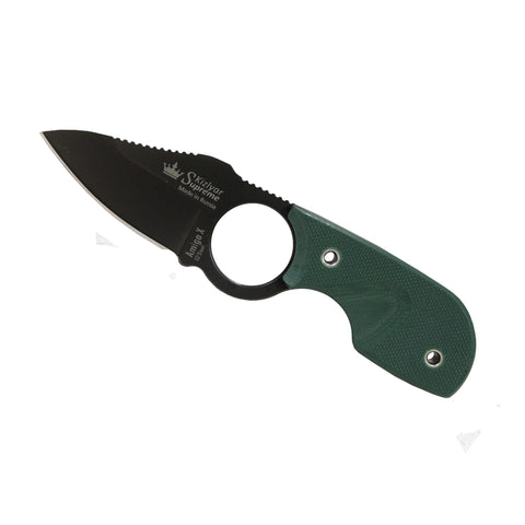 Amigo X Neck Knife with Satin Blade of D2 Steel