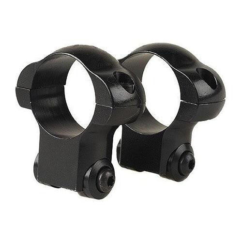 Aluminum Ring Pair - Ruger 77, 1", High, Matte Black