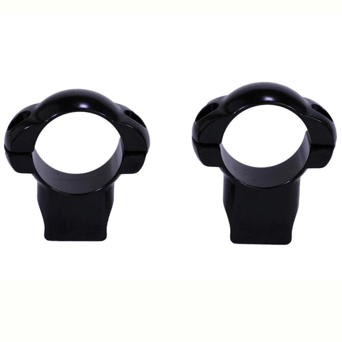 Aluminum Ring Pair - Ruger 77, 1", High, Black