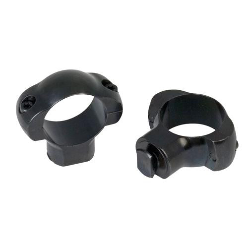 Rotary Dovetail Steel Ring - 1" Main-Tube, High, Matte Black