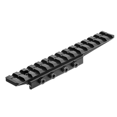 Dovetail to Picatinny Rail Adaptor, Black