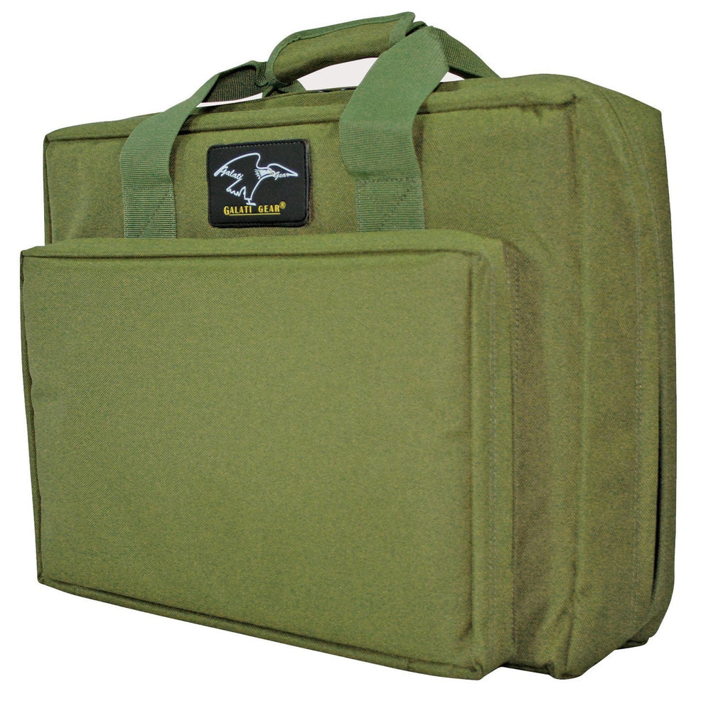 Double Discreet Square Case - 16", Olive Drab