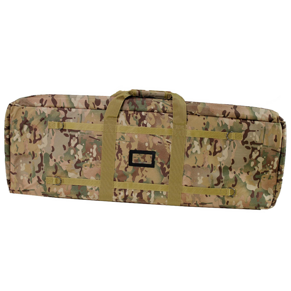 Double Discreet Square Rifle Case - 38", Multi Camo