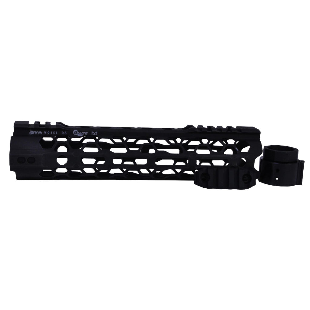 M-Lok Free Float Forend - 9 1-2" O2 Lite, Black