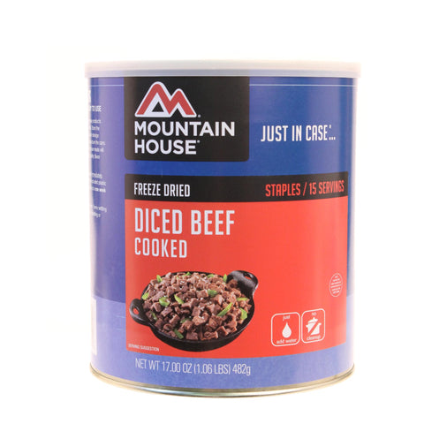 Sides and Meats - Diced Beef, 15 Servings