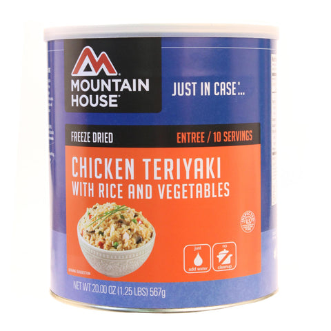 Entrees - Chicken Teriyaki with Rice, 10 Servings