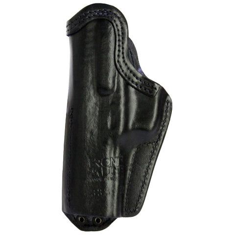 Inner Waistband Leather Holster - Taurus 24-7 with 5 1-4" Barrel. Black, Right Hand