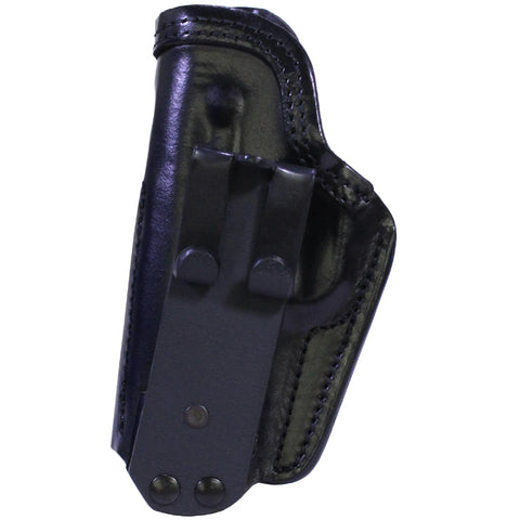 Inner Waistband Tuckable Leather Holster - Caracal, Black, Left Hand