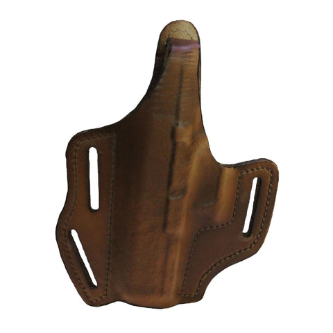 Multi Purpose Pancake Leather Holster - Glock 17-22-31, Brown, Left Hand