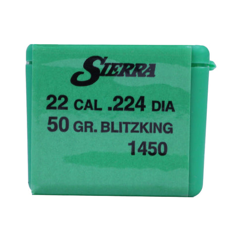 22 Caliber - BlitzKing, 50 Grains, Boat Tail, Per 100