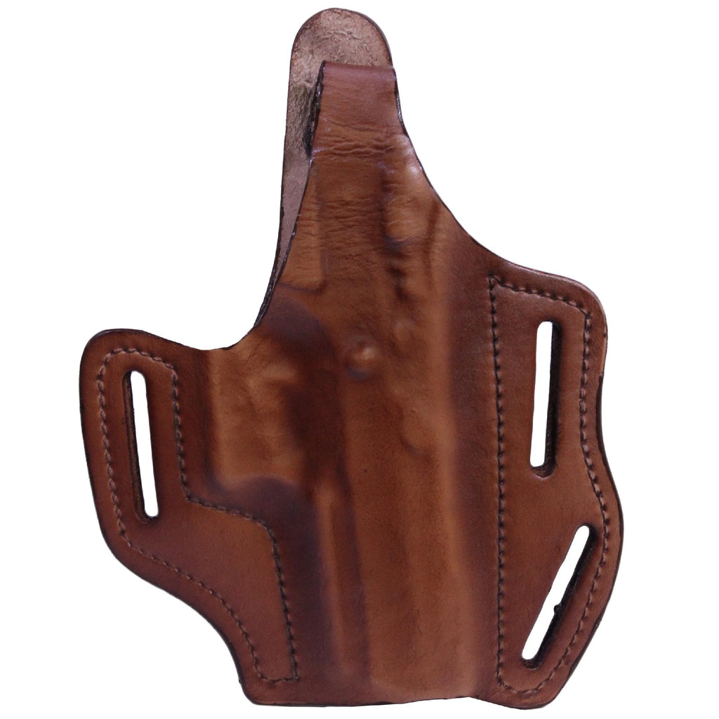 Molded Polymer Paddle Holster - Jericho-Baby Eagle Steel Full Size with Rails, Brown, Right Hand